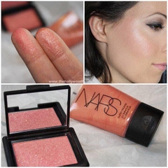 Kem bắt sáng highlighter Nars Illuminator chứa những tinh thể ngọc trai