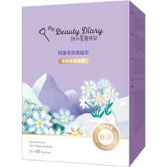 Mặt nạ My Beauty Diary Hoa Nhung Tuyết Tím (Alps Edelweiss Ultra Repairing Mask) (gói)