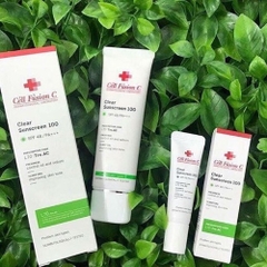 Kem chống nắng cell fusion c clear sunscreen 100 spf48 màu xanh 50ml