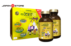 Tảo xoắn vàng spirulina ex with family hộp 2000 viên  set 2 hop