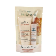 Set nuxe reve de miel dưỡng môi 4g và tay 30ml