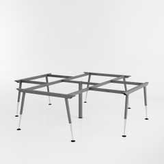 Khung bàn cụm 4 - chân sắt vuốt [VL4B]