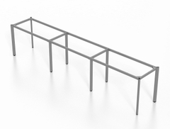 Khung bàn chân Oval 3 chỗ [SO-R3]