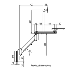 Tay đở màn hình đa năng G101