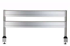 Vách ngăn nhôm đôi, có khe tay màn hình PF-B