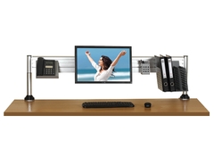 Vách ngăn nhôm đơn, có khe tay màn hình PF-A