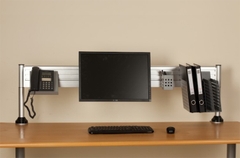 Vách ngăn nhôm đơn, có khe tay màn hình PF-A