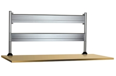 Vách ngăn nhôm đôi, có khe tay màn hình PF-B