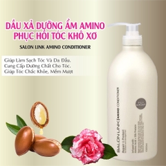 Dầu Xả Salon Link Amino 1000ml - Dưỡng ẩm phục hồi tóc khô xơ