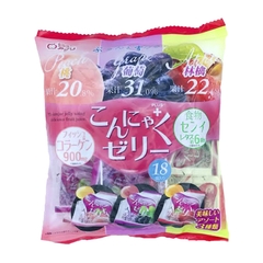 Thạch aguri mix vị nho đào táo