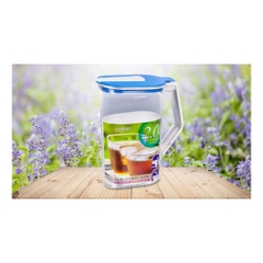 Bình đựng nước cao cấp 2L nắp xanh