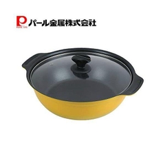 Nồi lẩu chống dính cao cấp 28cm Pearl Life (màu vàng)