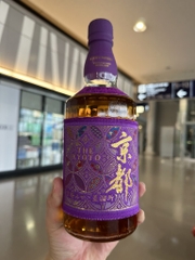 Rượu Kyoto Whisky Purple Belt 700ml (Nishijin-ori)
