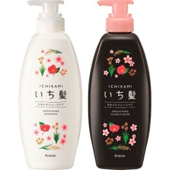Dầu Gội Xả Ichikami Smoothing 480ml