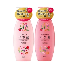 Dầu Gội Xả Ichikami Airy & Silky 480ml