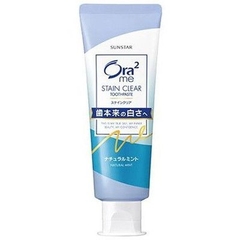 Kem đánh răng Ora2 stain clear hương bạc hà 130g