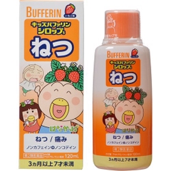 Siro trị sốt Bufferin vị dâu 120ml