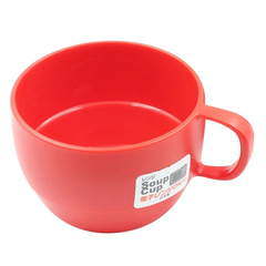 Cốc sup màu đỏ Inomata