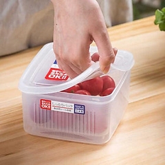 Hộp nhựa đựng thực phẩm 2 lớp 1,1L Nakaya