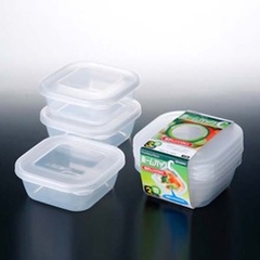 Set 3 hộp nhựa 380ml (nhựa trong)