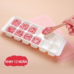 Khay đựng đồ ăn dặm 12 ngăn có nắp Kokubo