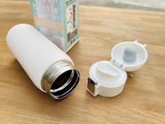 Bình giữ nhiệt nắp bật cao cấp 350ml (màu trắng)