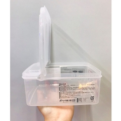 Hộp nhựa đựng thực phẩm 1,1L nắp liền