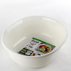 Chậu nhựa 5.3L màu trắng