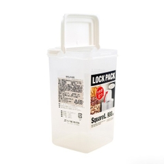Hộp nhựa đựng thực phẩm 980ml, nắp liền,dáng cao