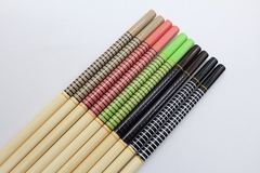 Set 5 đôi đũa tre màu sắc 22.5cm