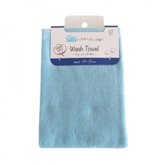 Khăn mặt mềm mịn - màu xanh 100% cotton