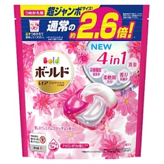 Túi 31 Viên giặt xả Gel Ball Bold 4 in 1 - hồng