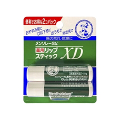 Set 2 son dưỡng ẩm Rohto Mentholatum Medicated
