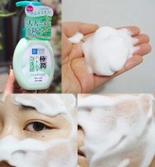 Sữa Rửa Mặt Tạo Bọt Hadalabo màu xanh cho da dầu 160ml