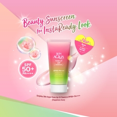 Kem chống nắng Skin Aqua Tone Up UV Essence Happiness Aura 80g