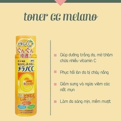 Nước hoa hồng cc melano - dưỡng ẩm trắng da mờ thâm