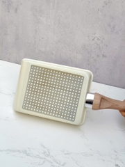 Chảo chiên trứng 
cuộn chống dính 
Ceramic Kakusee 
13x18cm