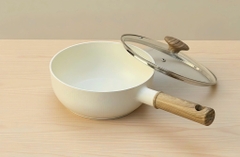 Chảo nhôm đúc sâu 
lòng chống dính 
Todaii - 18cm, nắp 
kính