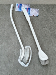 Chổi cọ toilet dáng cong, cước sóng Mirai