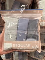 Set quần lót GU set 6 - Size L