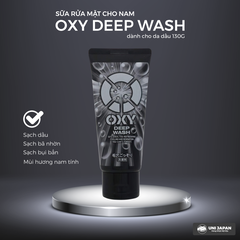 Sữa rửa mặt nam Oxy Deep Wash - 130g