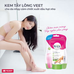 Kem tẩy lông Veet cho da nhạy cảm chiết xuất dầu hạt nho 150g