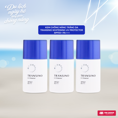 Kem chống nắng làm trắng da Transino Whitening UV Protector SPF50+PA++++ 30ml