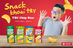 Khoai Tây Chiên YBC Chip Star Vị Bơ Nước Tương