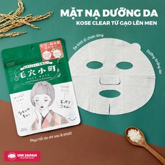 Mặt nạ dưỡng da từ gạo lên men thu nhỏ lỗ chân lông