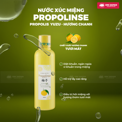 Nước súc miệng Propolinse Propolis Yuzu - Hương chanh