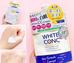 Set sữa tắm + kem dưỡng ngày white conc Nhật Bản