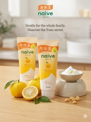 Sữa rửa mặt Kracie NAIVE FACE WASH (YUZU CERAMIDE)