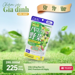 Viên Uống Rau Củ DHC Premium 60 Ngày