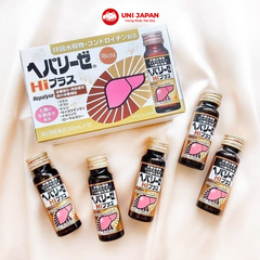 Nước uống bổ gan cao cấp Hepalyse HI PLUS Nhật Bản | Hộp 10 lọ x 50ml